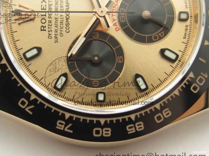 Leather 1:1 Gold Noob Rose Daytona RG Dial Edition SA4130 Best Strap On 116515 0416